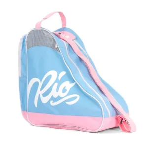 Rio Roller Script Blue and Pink Skate Bag