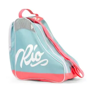 Rio Roller Script Teal and Coral Skate Bag