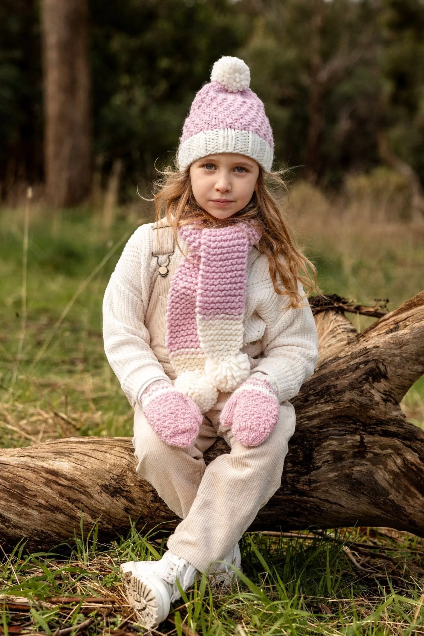 Ripples Beanie Pink