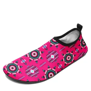 Rising Star Strawberry Moon Sockamoccs Kid's Sockamoccs Slip On Shoes