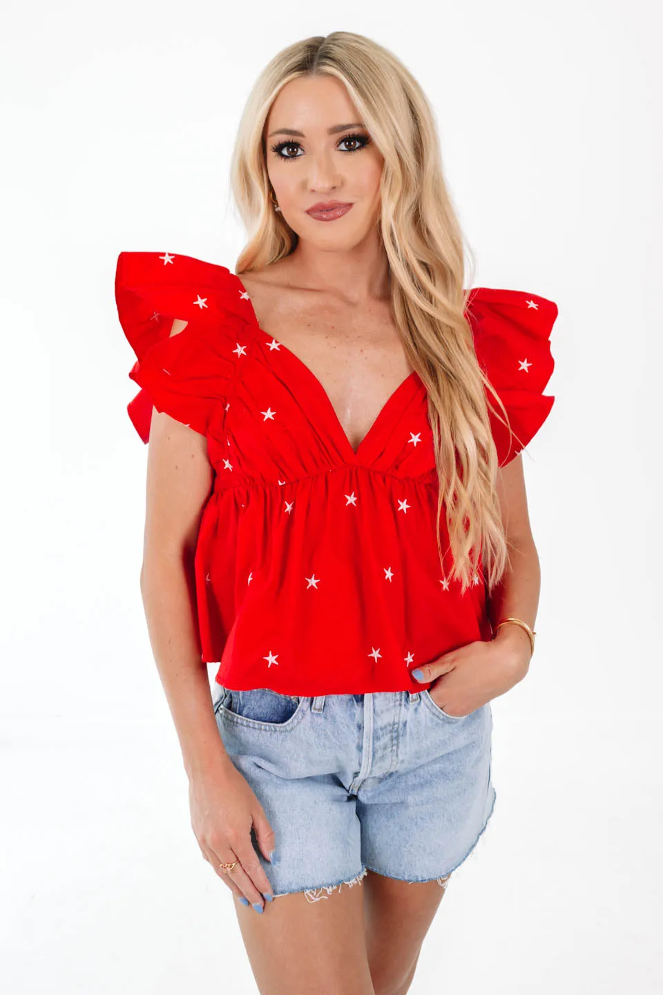 Rising Star Top - Red