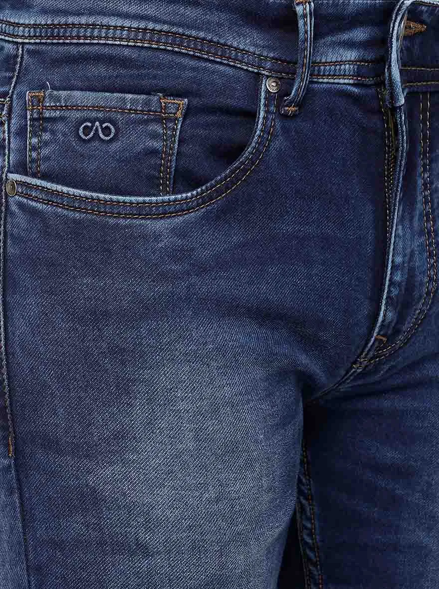 River Blue Solid Slim Fit Jeans | JadeBlue