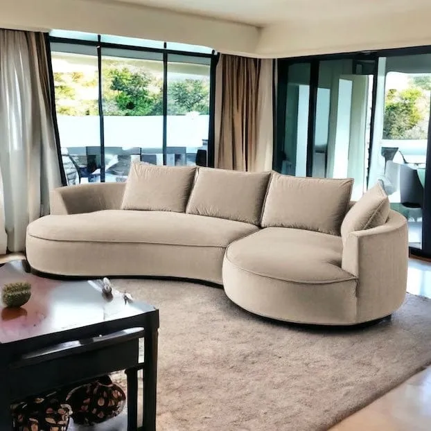 Riveria Sectional Curve Sofa