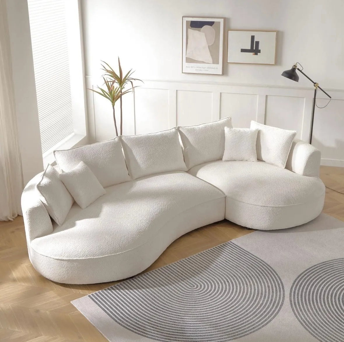 Riveria Sectional Curve Sofa