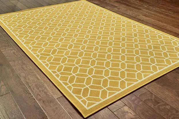 Riviera 4771H Gold/ Ivory Rug