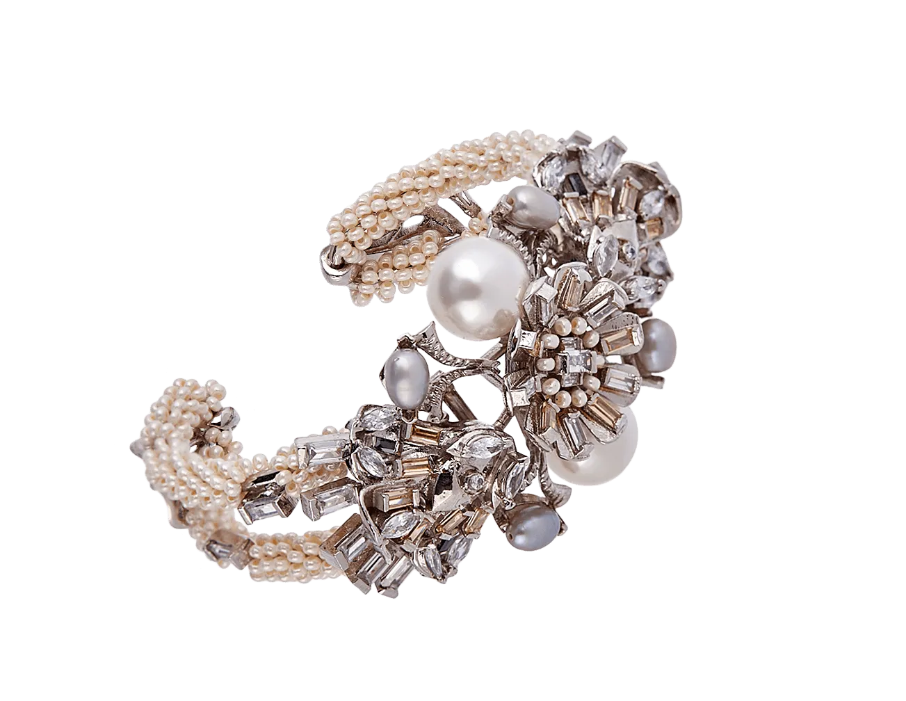 Riviera Pearl Noir Bracelet