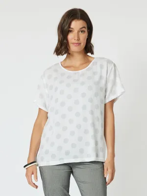 Riviera Spot Tee - White