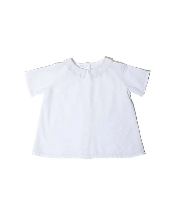 Örk shirt white Point D'Esprit