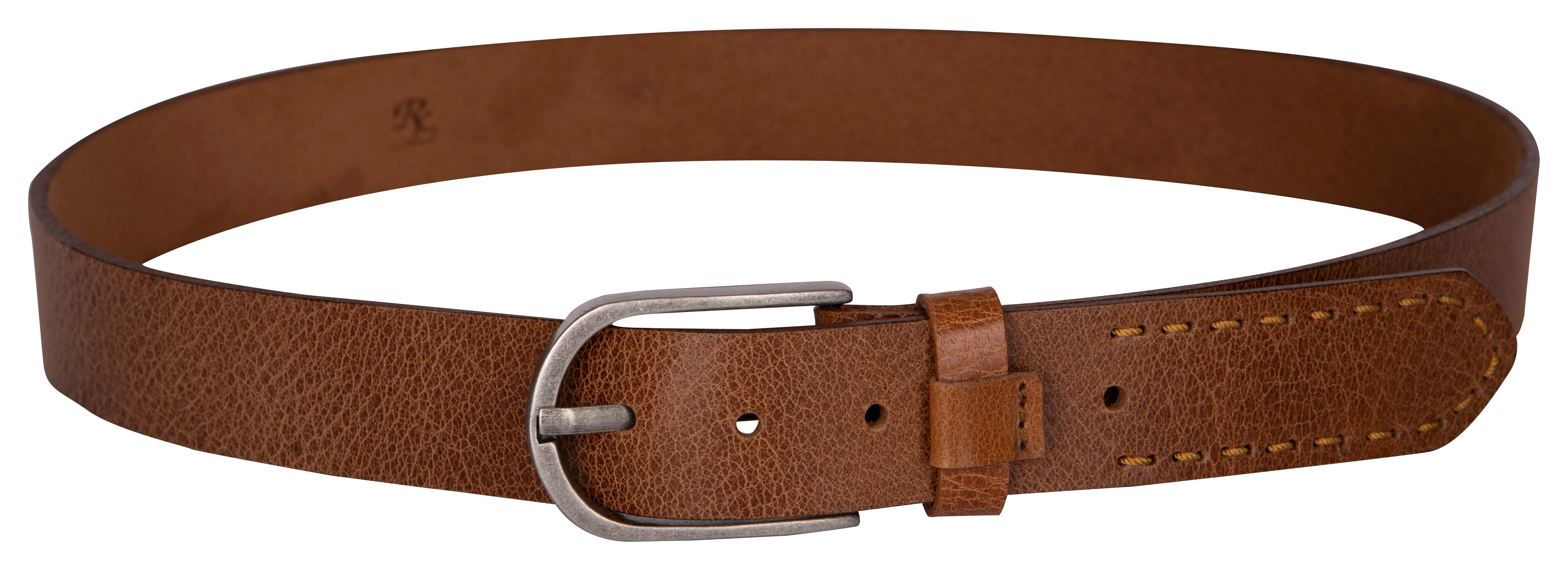 RL Crackle Hand stitch Casual Leather Belt