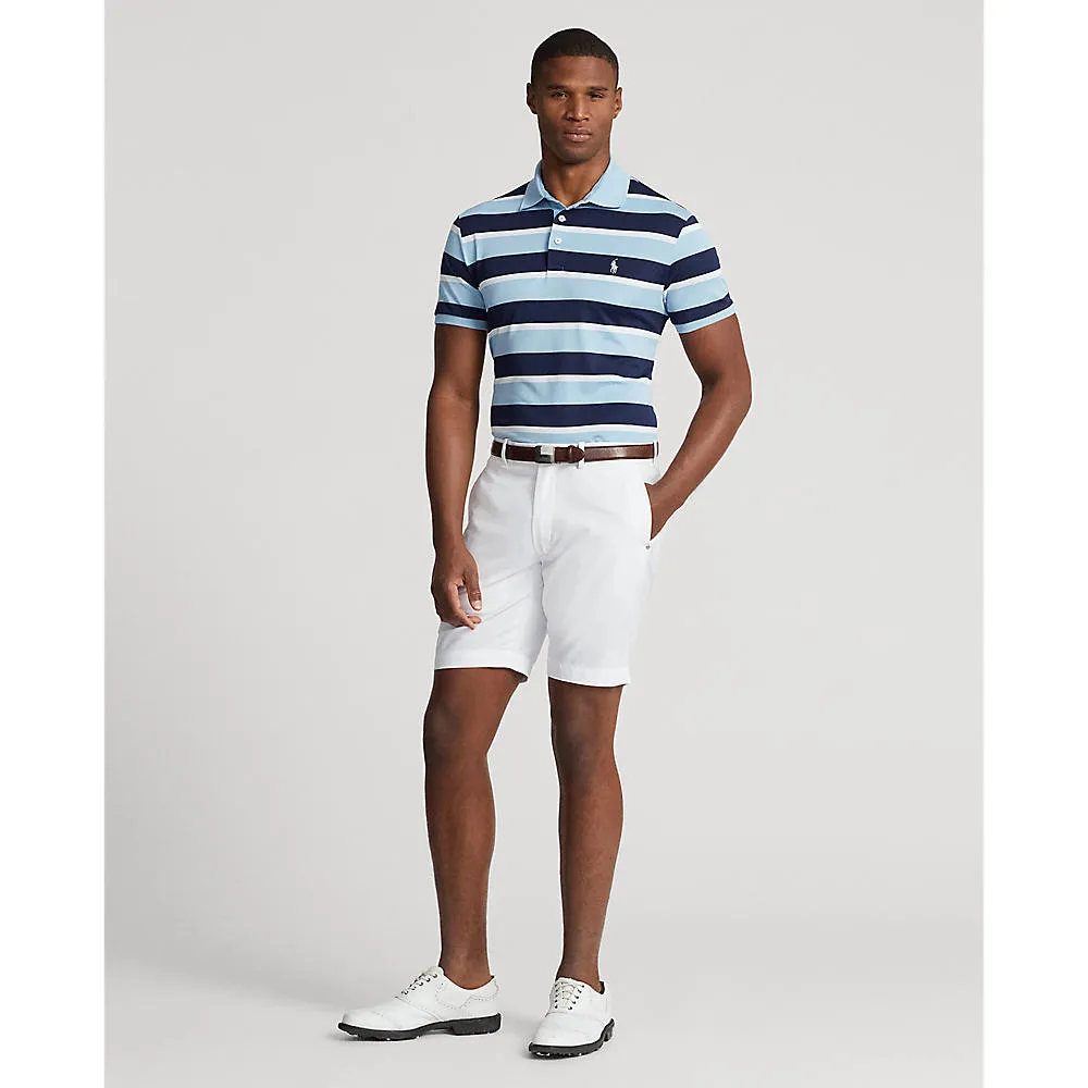 RLX Ralph Lauren Performance Pique Polo - Powder Blue Multi