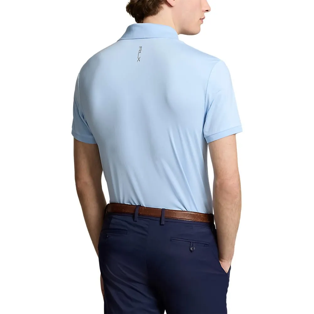 RLX Ralph Lauren Solid Airflow Performance Golf Shirt- Office Blue