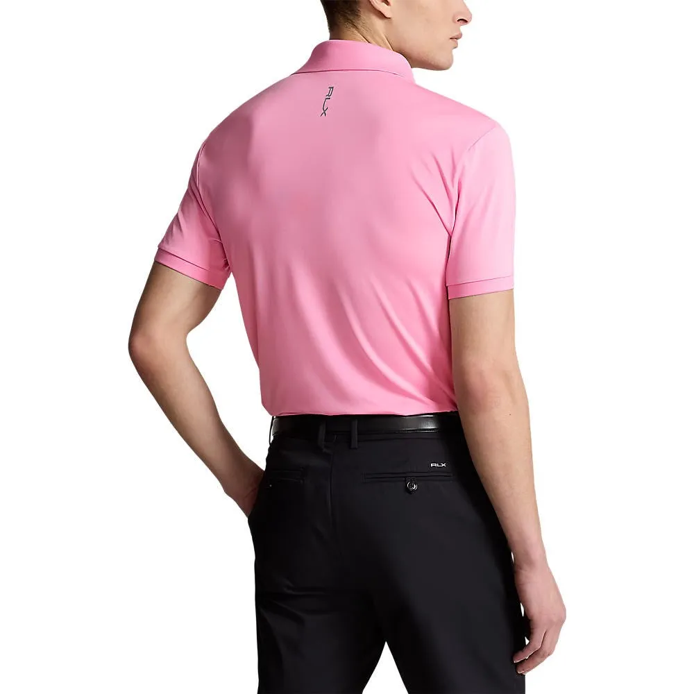 RLX Ralph Lauren Solid Airflow Performance Golf Shirt - Pink Flamingo