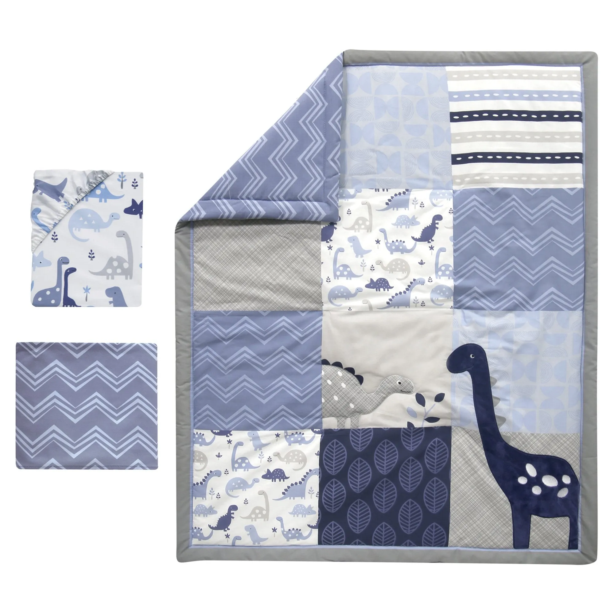 Roar 3-Piece Crib Bedding Set