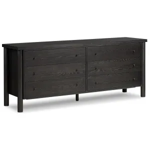 Roark 6 Drawer Dresser, Ebony