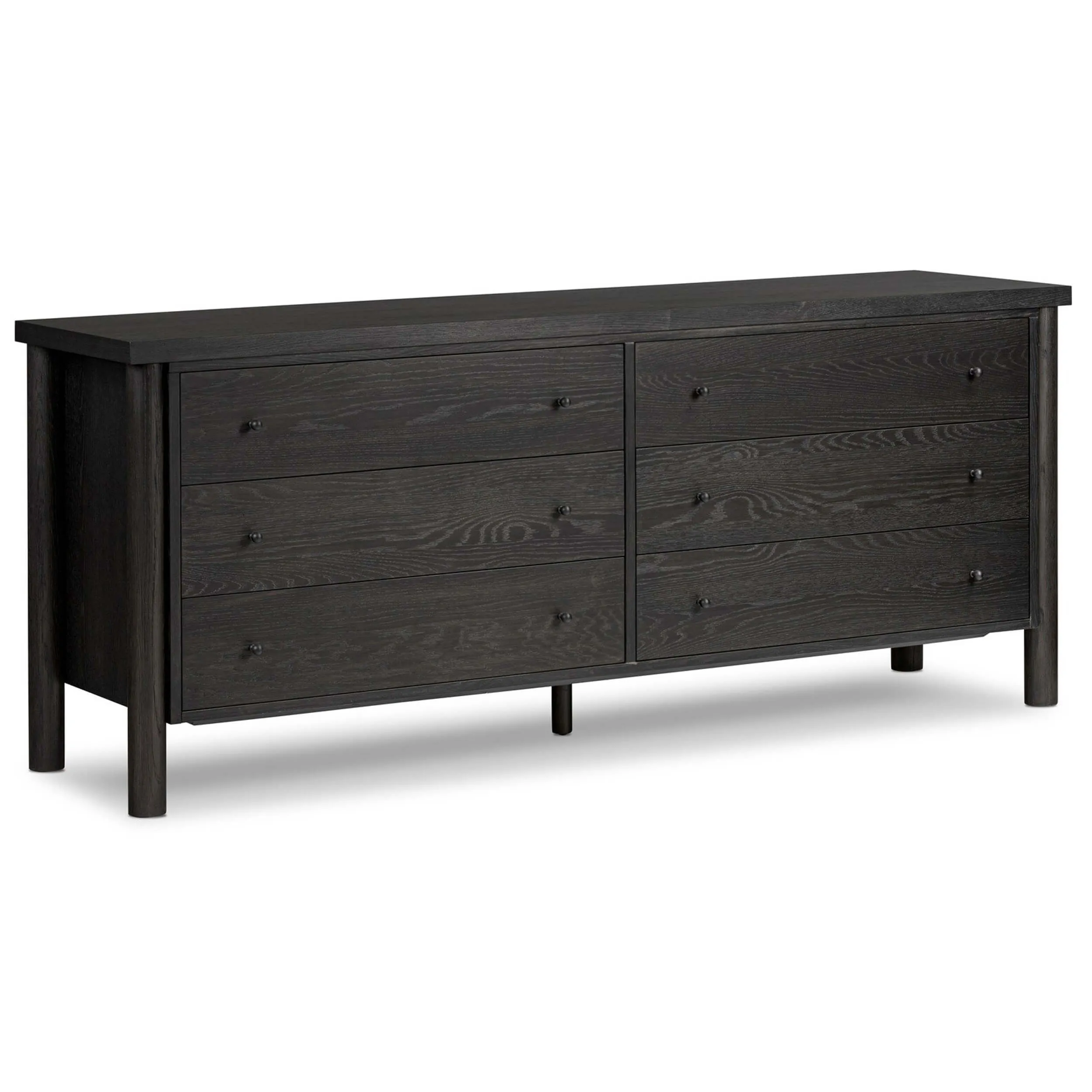 Roark 6 Drawer Dresser, Ebony