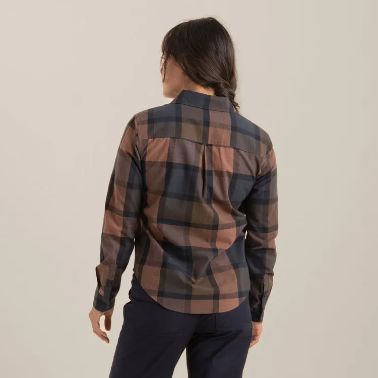 ROARK Alpine Long Sleeve Flannel - SADDLE