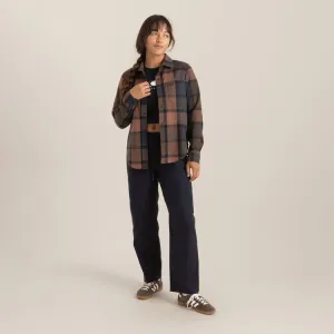 ROARK Alpine Long Sleeve Flannel - SADDLE