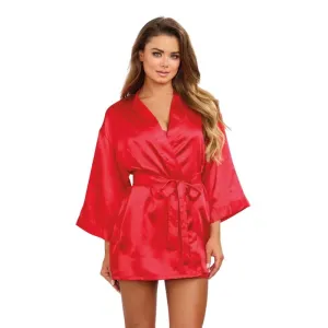 Robe, Chemise, Padded Hanger - Medium - Red