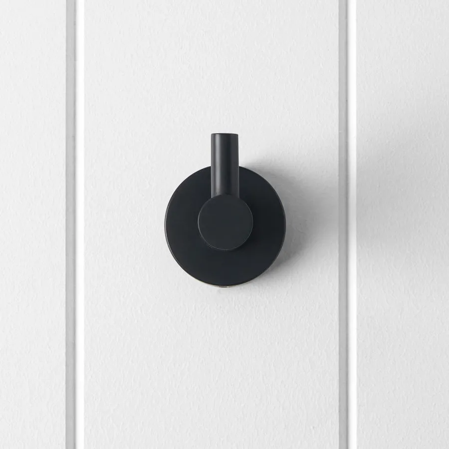 Robe Hook Matte Black