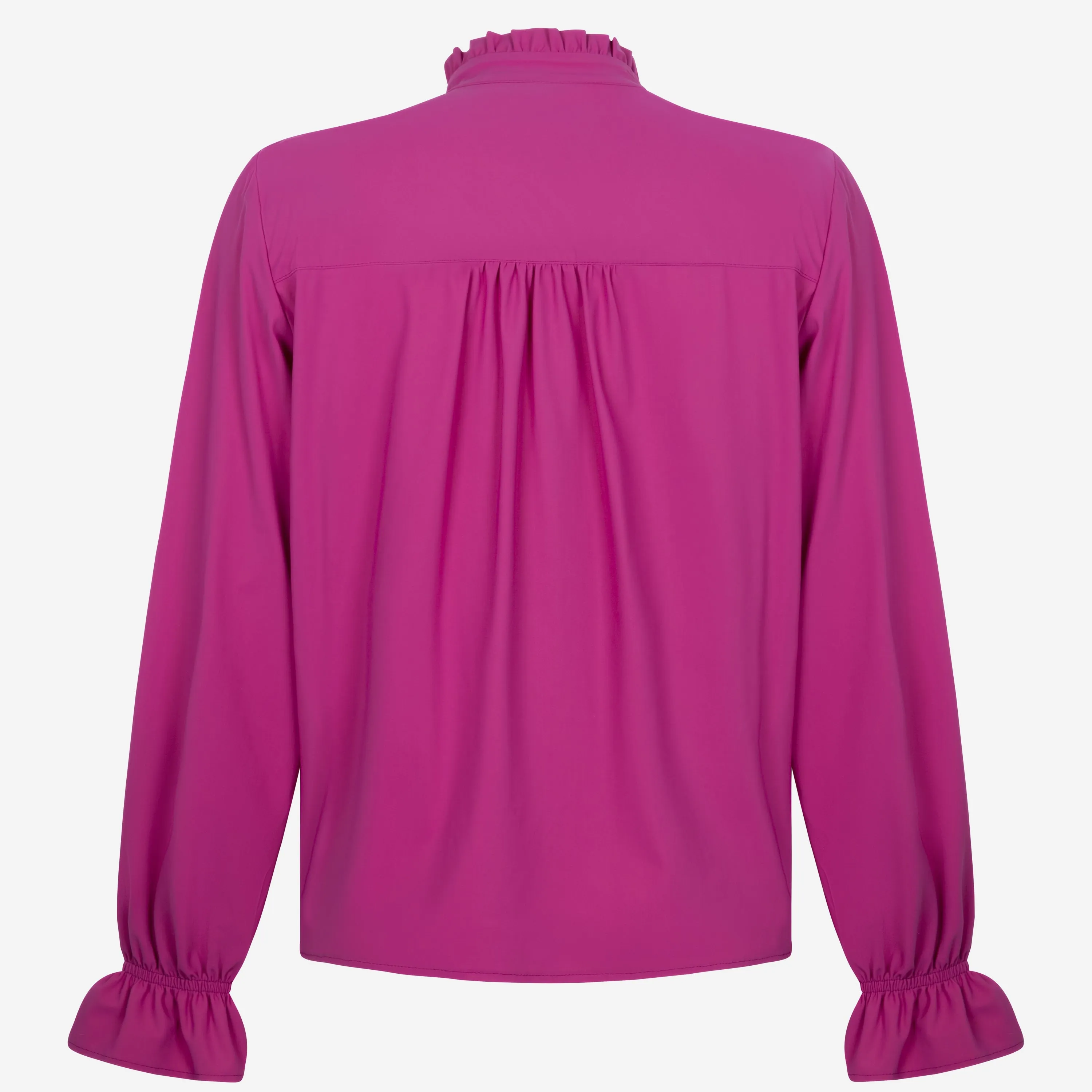 Roberta Blouse Technical Jersey | Fuxia