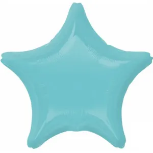 Robins Egg Blue Star Foil Balloon