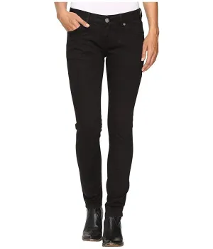 Rock and Roll Cowgirl Womens Low Rise Skinny Jeans in Black W0S9631, 26x34