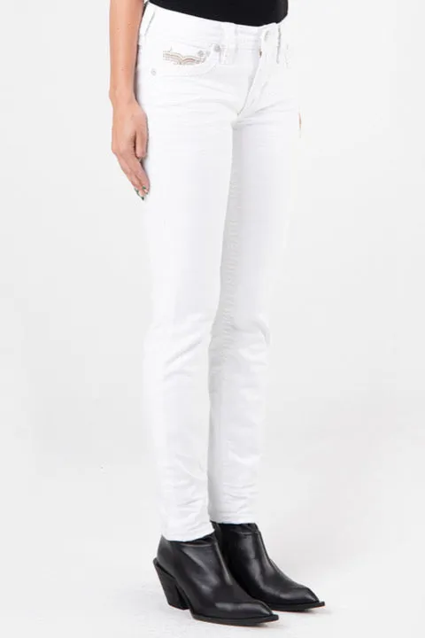 Rock Revival RAANAN White Skinny Jean