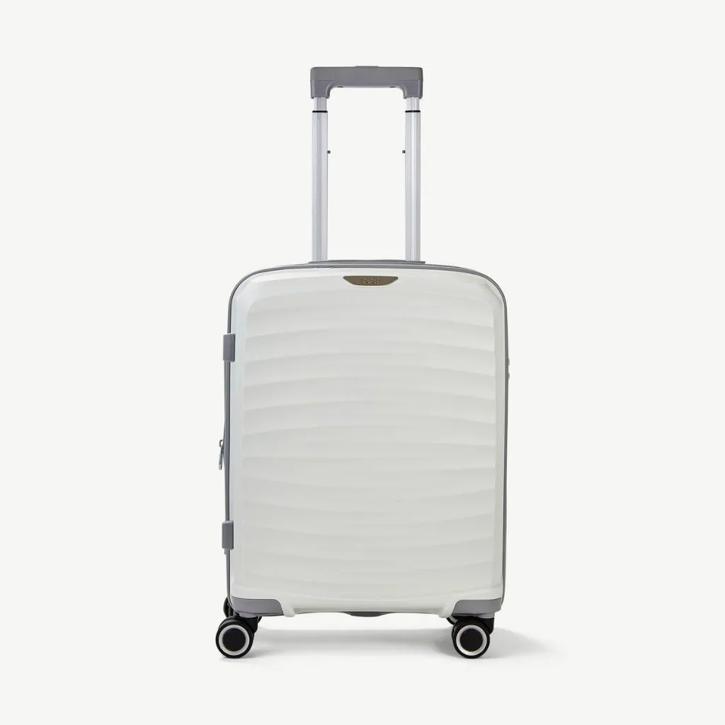 Rock Sunwave 54cm Carry On Hardsided Luggage - White