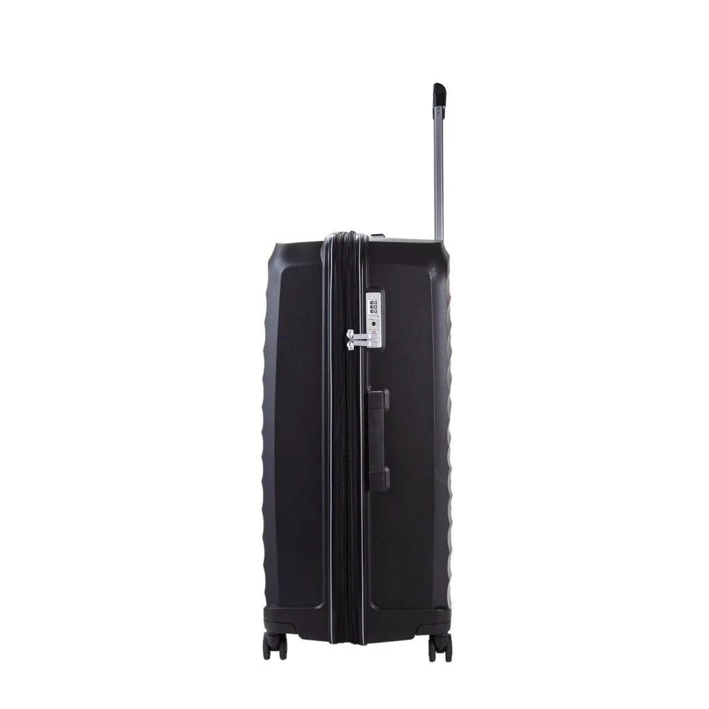 Rock Sunwave 66cm Medium Expander Hardsided Luggage - Black