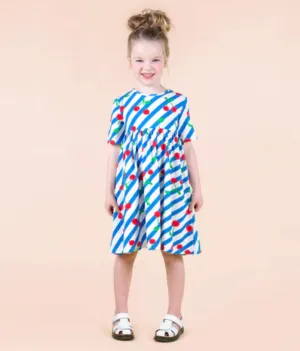 Rock Your Baby Cherry Stripes Dress