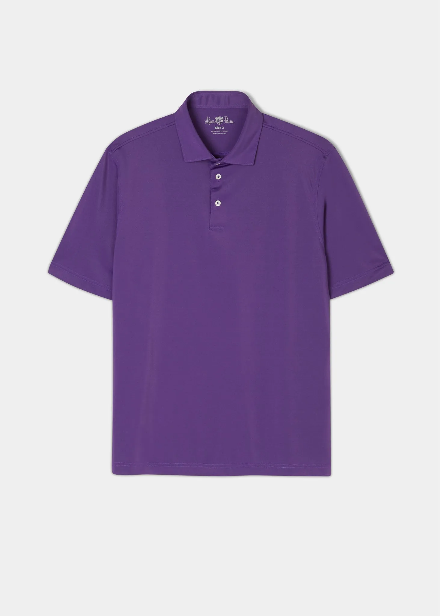 Rockbourne Performance Polo in Plum - Sports Fit