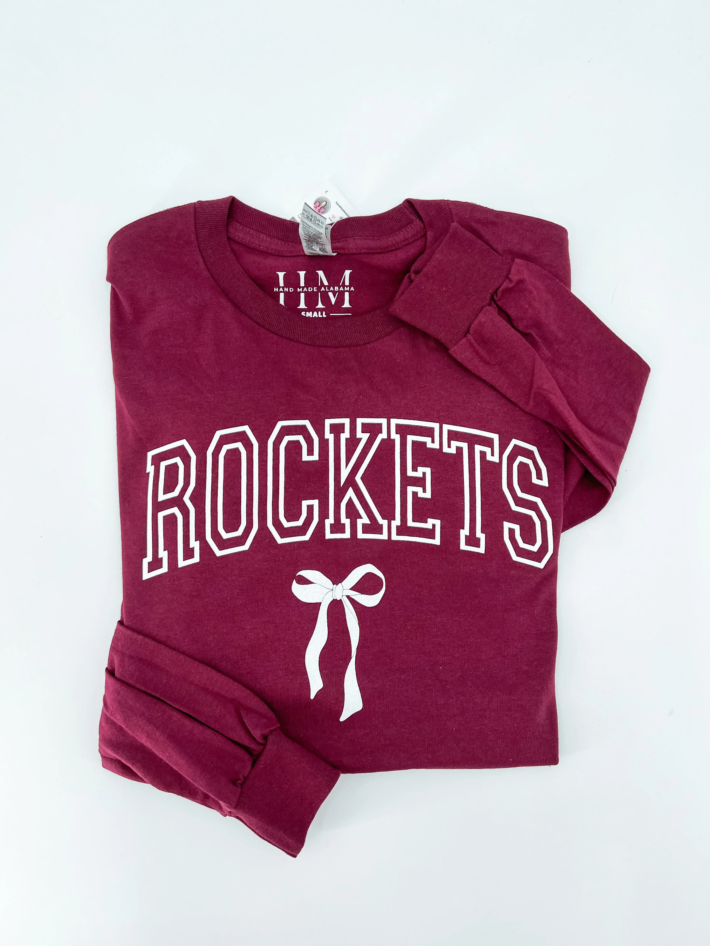 Rockets Bow Long Sleeve Tee