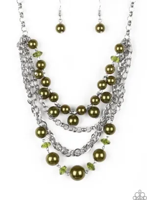 Rockin Rockette Green Necklace - Paparazzi Accessories