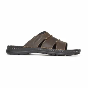 Rockport  Men's Darwyn Slide Brown W