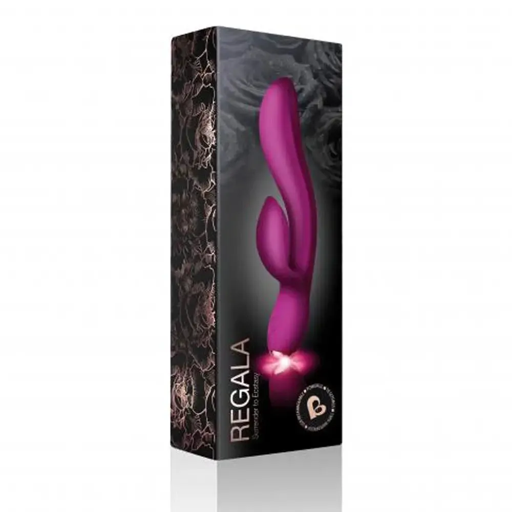 Rocks off Silicone Purple 10-functions Rechargeable Rabbit Vibrator