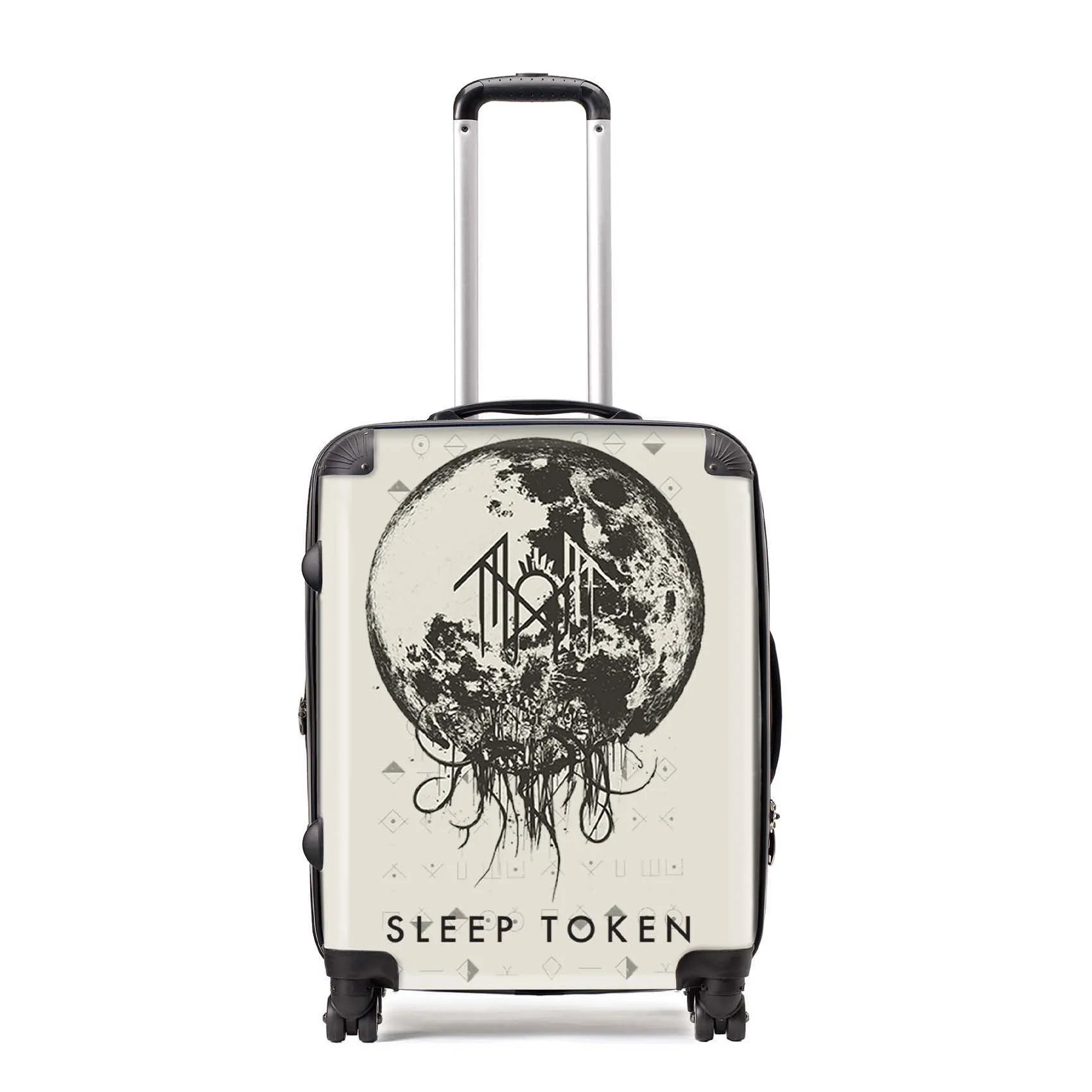 Rocksax Sleep Token  Travel Bag Luggage - The Summoning White