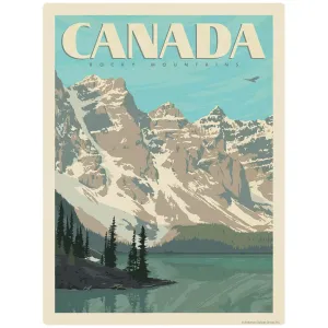 Rocky Mountains Canada Vinyl Sticker