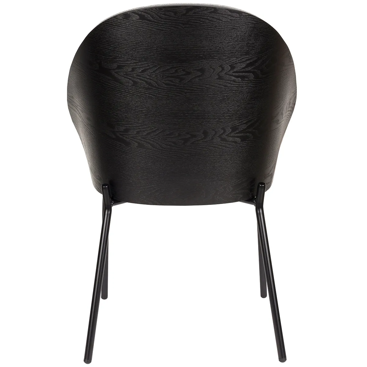 Rodin Black Boucle Chair (2/Set)