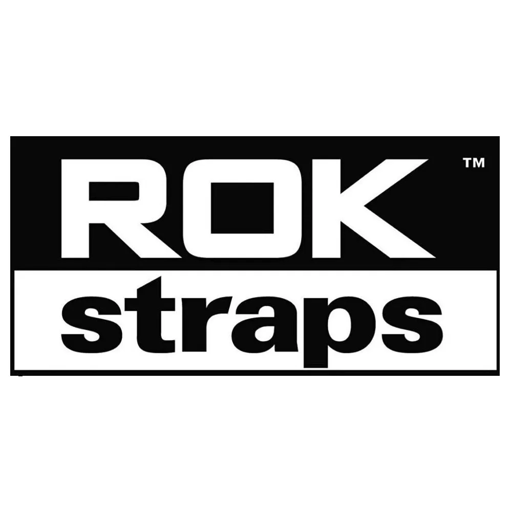 Rok Luggage Straps 300 - 720 x 12mm Adjustable Black/Reflective - x Twin Pack