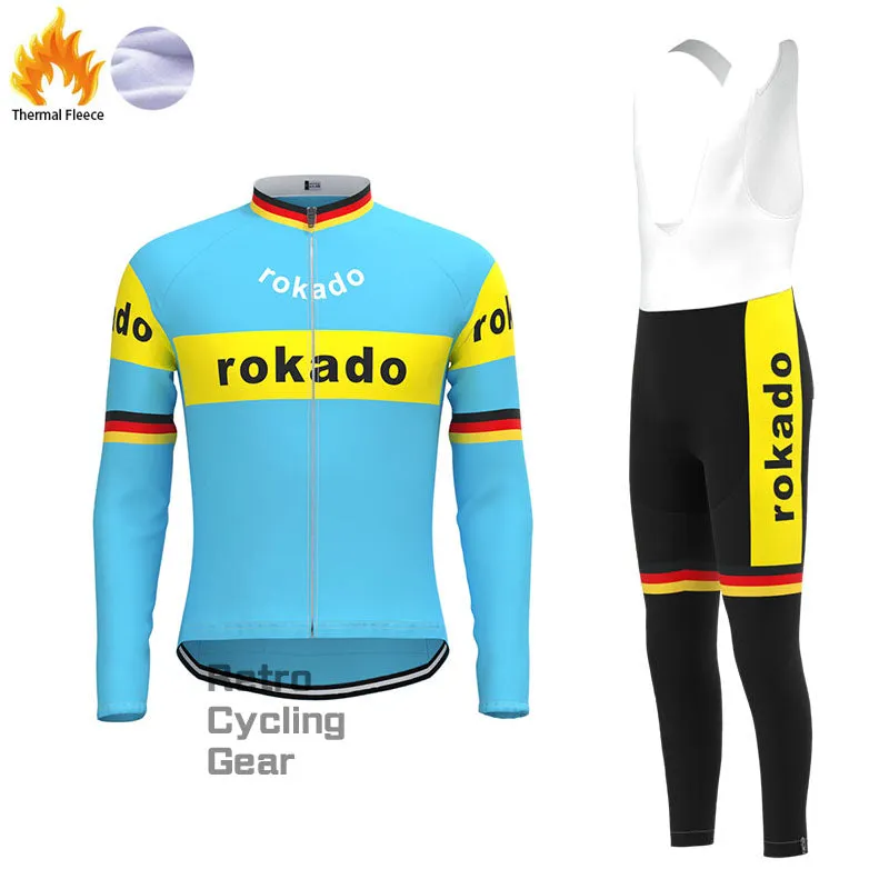 rokado Fleece Retro Cycling Kits