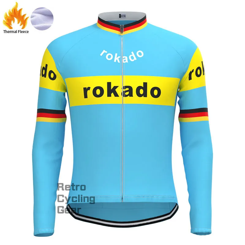 rokado Fleece Retro Cycling Kits