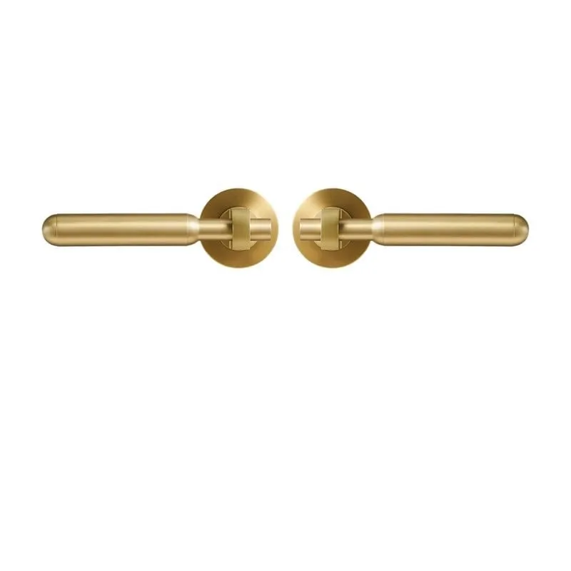 ROL Solid Brass Lever Handle & Lock Set