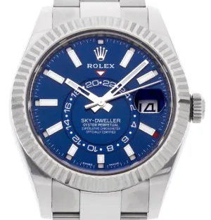 Rolex 326934 Sky-Dweller Blue Dial