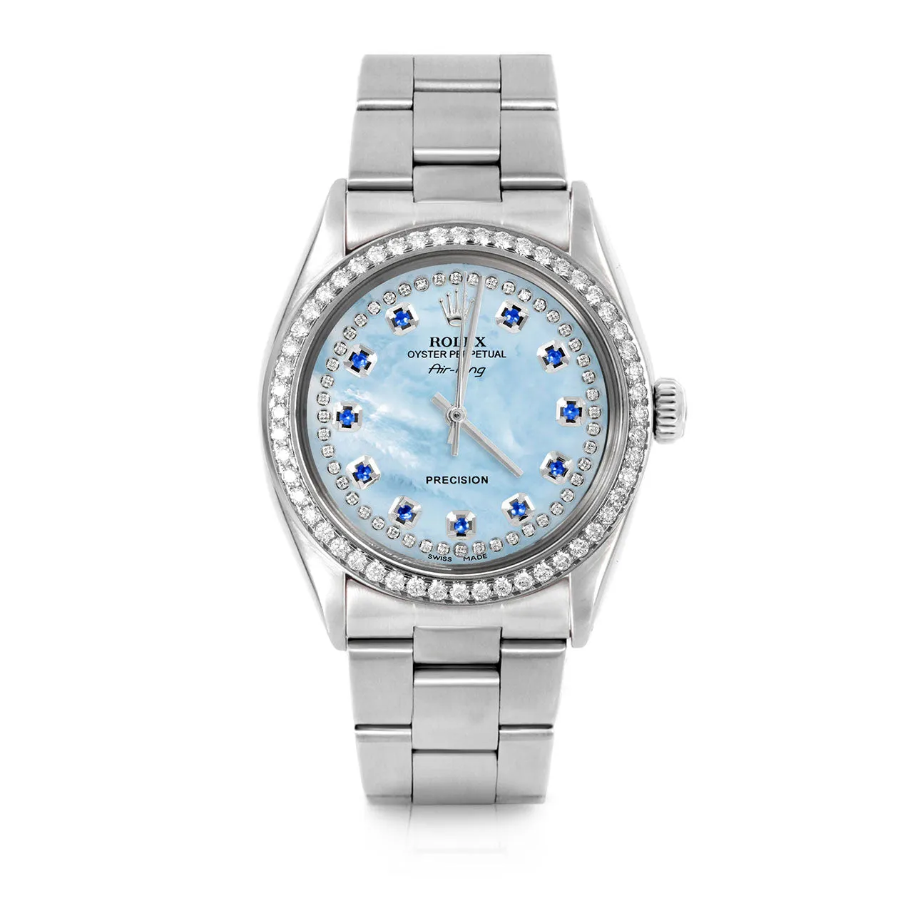 Rolex Air King 34mm | 5500-SS-LBMOP-STRS-BDS-OYS