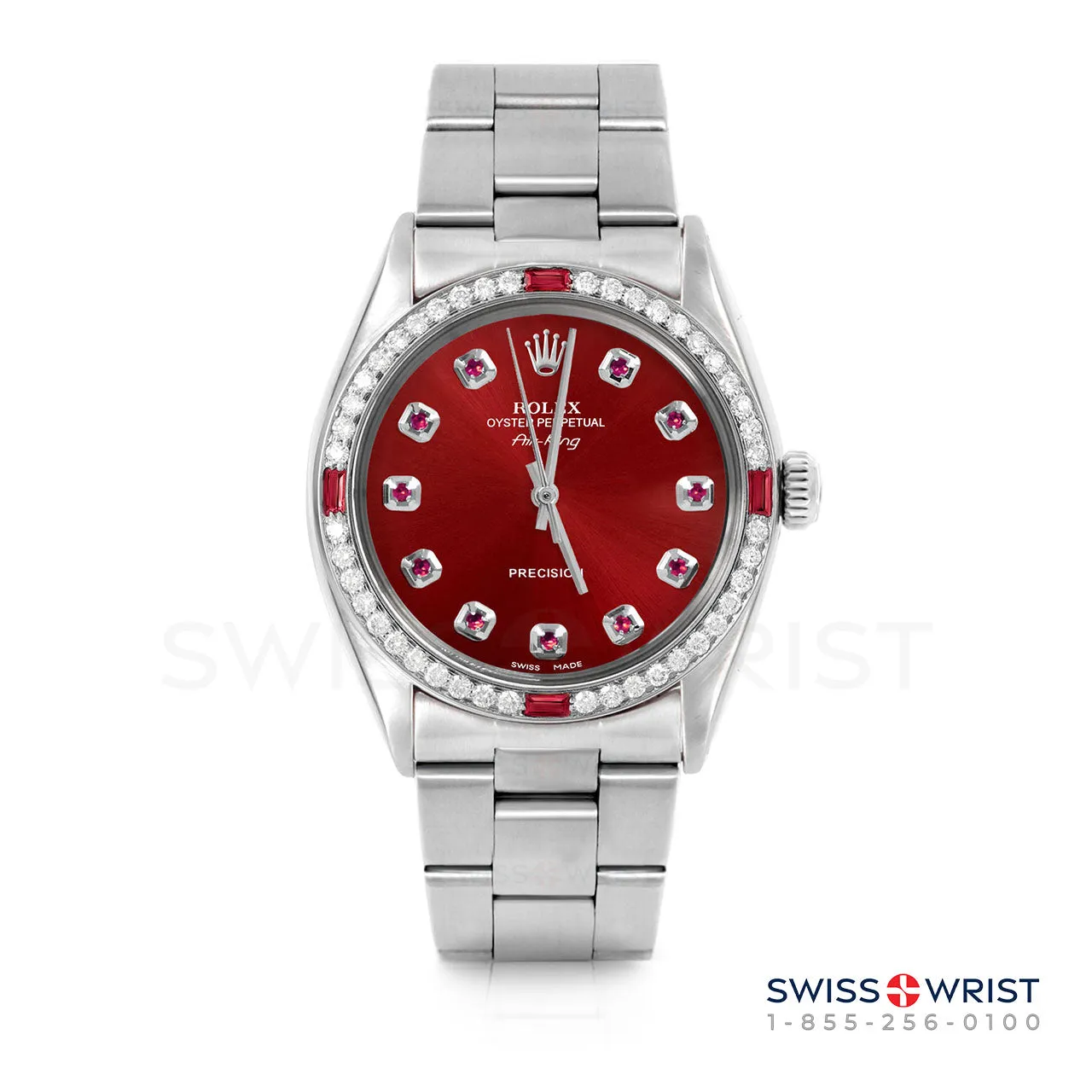 Rolex Air King 34mm | 5500-SS-RED-RBY-AM-4RBY-OYS