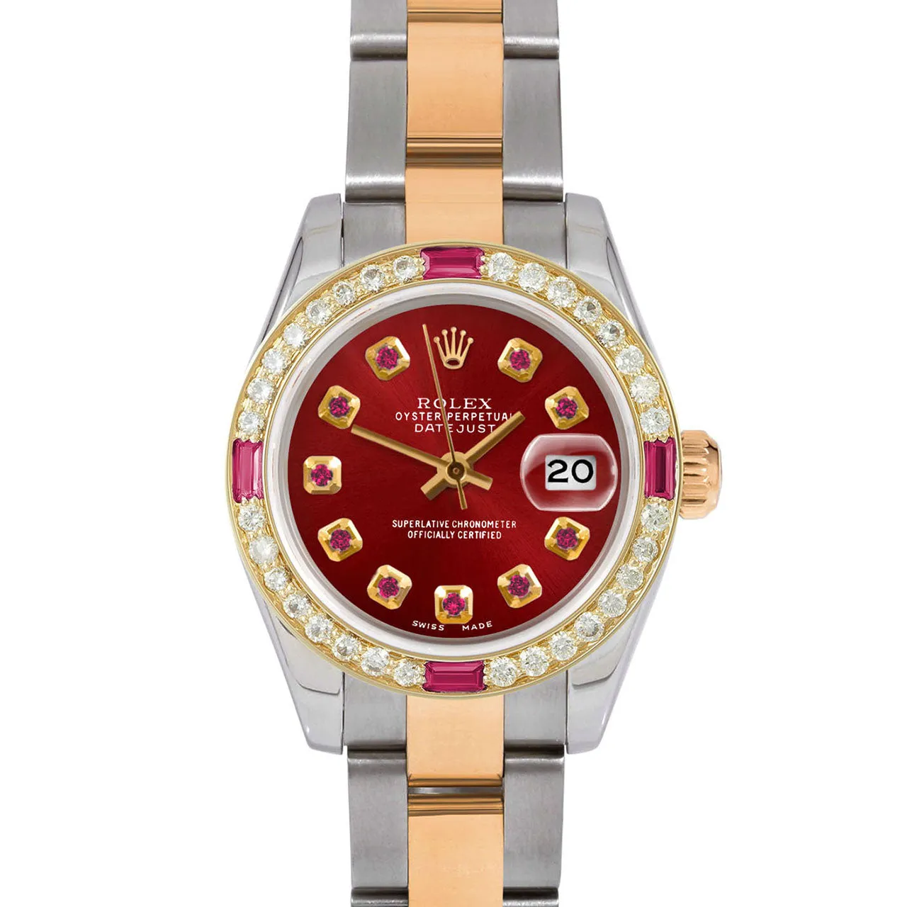 Rolex Datejust 26mm | 179173-RED-RBY-AM-4RBY-OYS