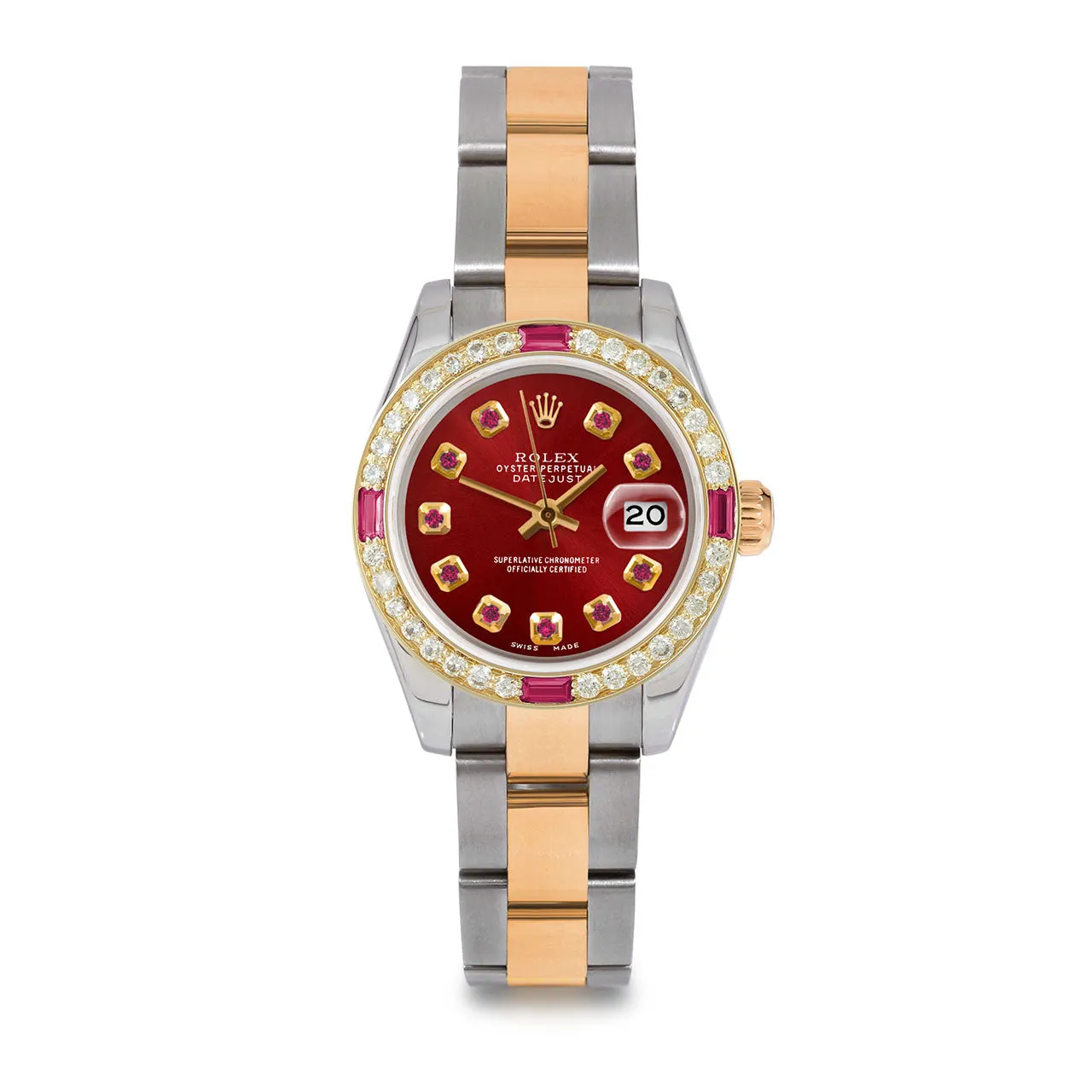 Rolex Datejust 26mm | 179173-RED-RBY-AM-4RBY-OYS