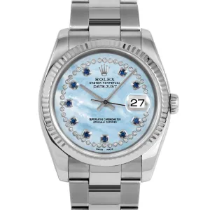 Rolex Datejust 36mm | 116234-LBMOP-STRS-FLT-OYS