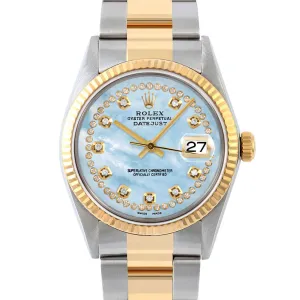 Rolex Datejust 36mm | 16013-LBMOP-STRD-FLT-OYS