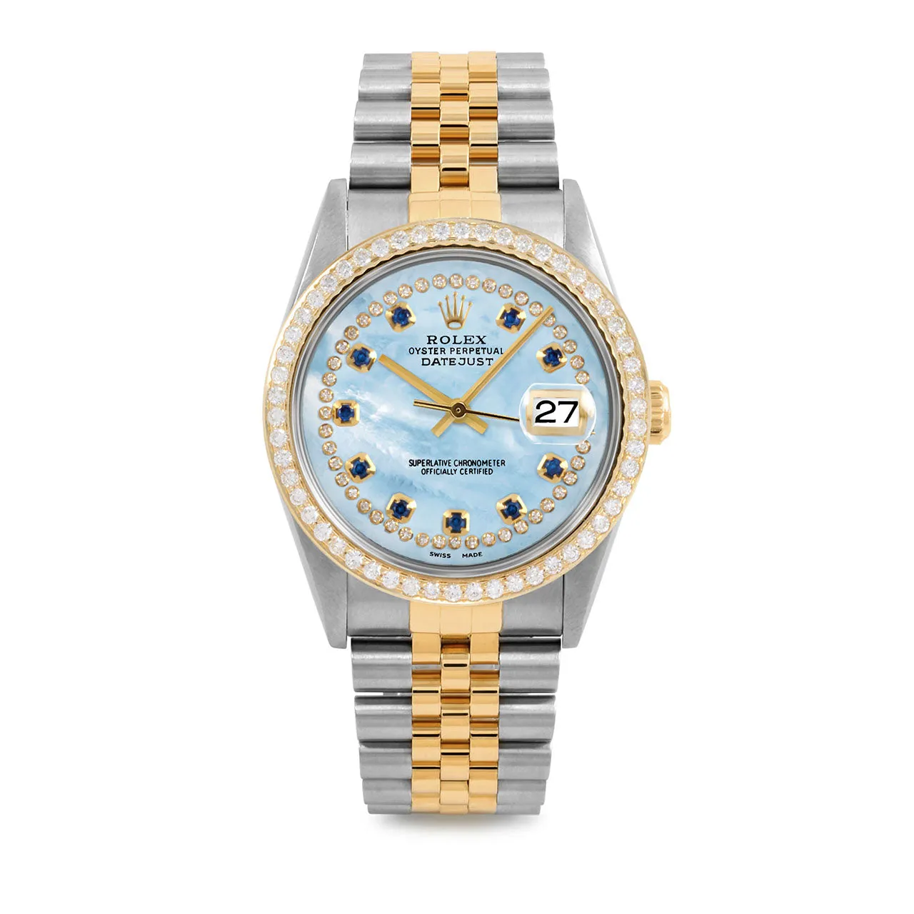 Rolex Datejust 36mm | 16233-LBMOP-STRS-BDS-JBL